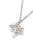 Fashion Gang Color Peach Heart Tree Of Life Titanium Steel Full Polished Laser Cut Love Tree Of Life Necklace