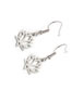 Fashion Strong Color Lotus Titanium Steel Lotus Fully Polished Cut Earrings