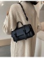 Fashion Coffee Color Woven Shoulder Strap Shoulder Messenger Bag