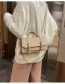 Fashion Brown Woven Shoulder Strap Shoulder Messenger Bag