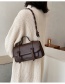 Fashion Khaki Woven Shoulder Strap Shoulder Messenger Bag