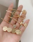 Fashion Bow Hollow Alloy Pearl Bow Geometric Hairpin Set