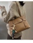 Fashion Brown Bunny Flap Diagonal Shoulder Bag
