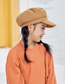 Fashion Wine Red Solid Color Stitching Children S Octagonal Beret