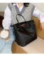 Fashion Khaki Large Capacity Oxford Shoulder Bag