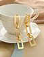 Fashion Silver Color Alloy Chain Earrings