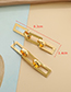 Fashion Gold Color Alloy Chain Earrings