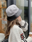 Fashion Dark Gray Letter Mark Stitching Contrast Color Fisherman Hat