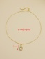 Fashion Gold Color Copper Inlaid Zircon Five-pointed Star Necklace