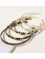 Fashion Acetate Small Headband-marble Mixed Color Acetate Leopard Print Hair Band