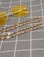 Fashion Color Mixing Rice Beads Woven Small Daisy Beaded Handmade Necklace Non-slip Glasses Chain