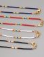 Fashion Royal Blue Hand-beaded Multifunctional Anti-skid Glasses Chain