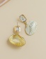 Fashion 2# Alloy Shell Earrings
