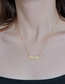 Fashion Diamond Gold 1995 Stainless Steel Necklace With Diamond Year Number Pendant