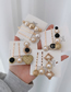 Fashion Flowers Round Pearl And Diamond Love Geometric Shaped Alloy Hairpin Set