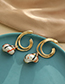 Fashion Gold Color Alloy Conch Earrings
