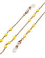 Fashion Gold Color Handmade Crystal Beaded Alloy Glasses Chain