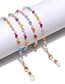 Fashion Color Handmade Crystal Beaded Chain Glasses Chain