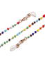 Fashion Color Handmade Chain Rice Beads Beaded Glasses Chain