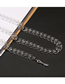 Fashion Transparent Resin Acrylic Thick Chain Environmental Protection Glasses Chain