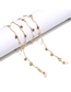 Fashion Color Handmade Chain Gold Small Daisy Pendant Glasses Chain