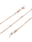 Fashion Gold Color Handmade Chain Diamond Copper Bead Glasses Chain
