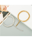 Fashion Gold Color Alloy Gold-plated Thin Chain Bracelet