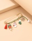 Fashion Color Christmas Dripping Snowman Bell Snowflake Pearl Brooch