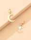 Fashion Gold Color Xingyue Alloy Asymmetrical Earrings