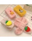 Fashion Starfish [korean Pink] 6 Months-12 Years Old Fruit Strawberry Plush Padded Childrens Scarf