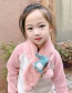 Fashion [korean Pink] 2-12 Years Old Plush Crocodile Children Scarf Bib