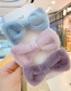 Fashion Big Bow [korean Pink] Duckbill Clip Small Plush Butterfly Combined With Gold Childrens Hairpin
