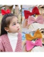 Fashion Gray Bow Hairpin Three-dimensional Butterfly Combined With Gold Childrens Hairpin