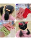 Fashion 1 Pair Of Green Bow Hair Rope Bowknot Fabric Childrens Hair Rope
