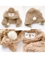Fashion White Sheep Hat Circumference Is About 48cm-54cm Lamb Wool Sheep Children Hat And Scarf One