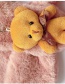 Fashion [pink] 2 To 12 Years Old Bear Plush Ball Children Scarf