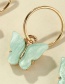 Fashion Suit Butterfly Acrylic Alloy Geometric Earrings