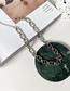 Fashion Silver Color Letter Thick Chain Alloy Hollow Necklace