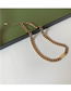 Fashion Bracelet-gold Thick Chain Titanium Steel Geometric Necklace Bracelet