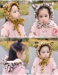 Fashion Yellow Leopard Print Recommended For 2 To 12 Years Old Leopard Print Plush Strap Childrens Earmuffs