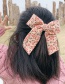 Fashion Floral Bow [beige] Childrens Hairpin With Fabric Floral Bow