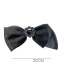 Fashion Black Alloy Hairpin With Bow And Diamond Flower