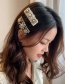 Fashion White Multilateral Flower Hairpin Pearl Diamond Flower Geometric Alloy Hairpin