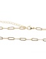 Fashion Gold Color Copper Inlaid Zircon Geometric Necklace