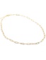 Fashion Love Micro-inlaid Zircon Heart Gold-plated Copper Necklace
