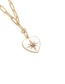 Fashion Love Six-pointed Star Micro-inlaid Zircon Heart Hexagram Necklace