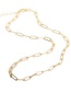 Fashion Love Micro-inlaid Zircon Heart Copper Gold-plated Hollow Necklace