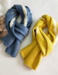 Fashion One-line Sky Camel Striped Knitted Wool Scarf