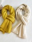 Fashion Vertical Chain Camel Striped Chain Knitted Wool Scarf