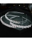 Fashion Chain Diamond-studded Geometric Alloy Pearl Headband